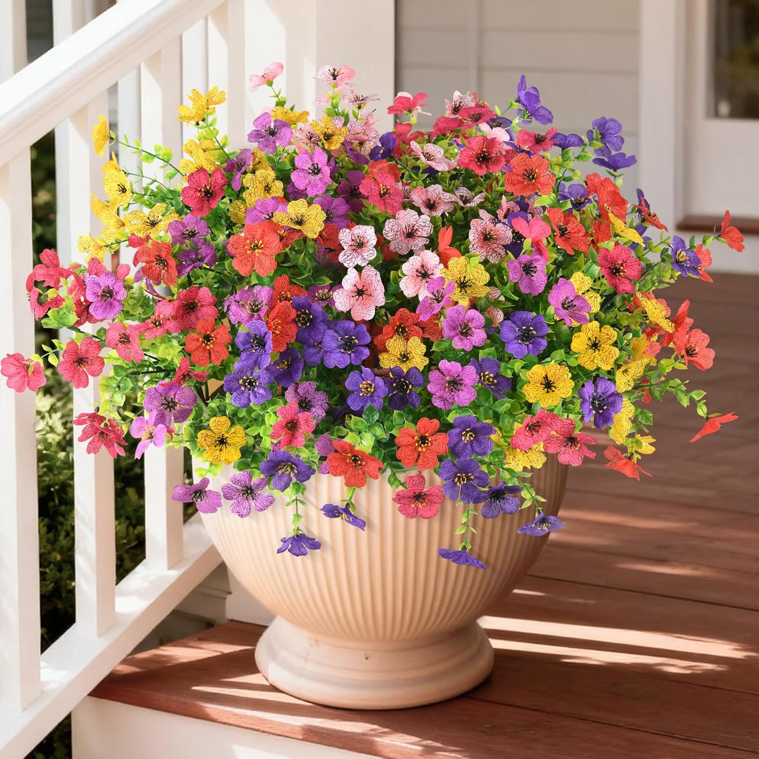 Pink Purple Blue Red Yellow