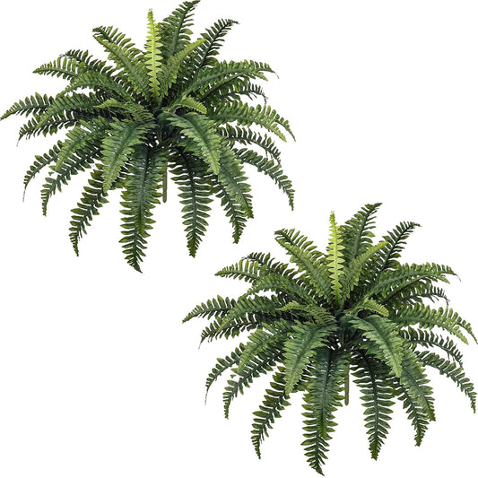 35"Ferns Artificial Bush Plants Large