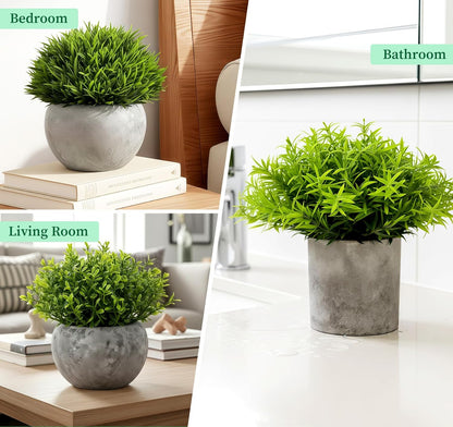 3 Pack Mini Plants Artificial Plants