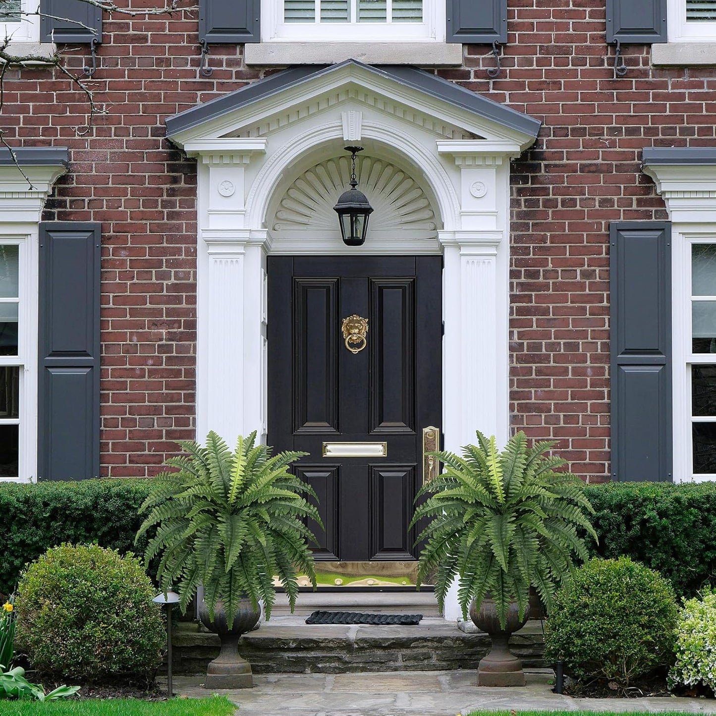 35"Ferns Artificial Bush Plants Large
