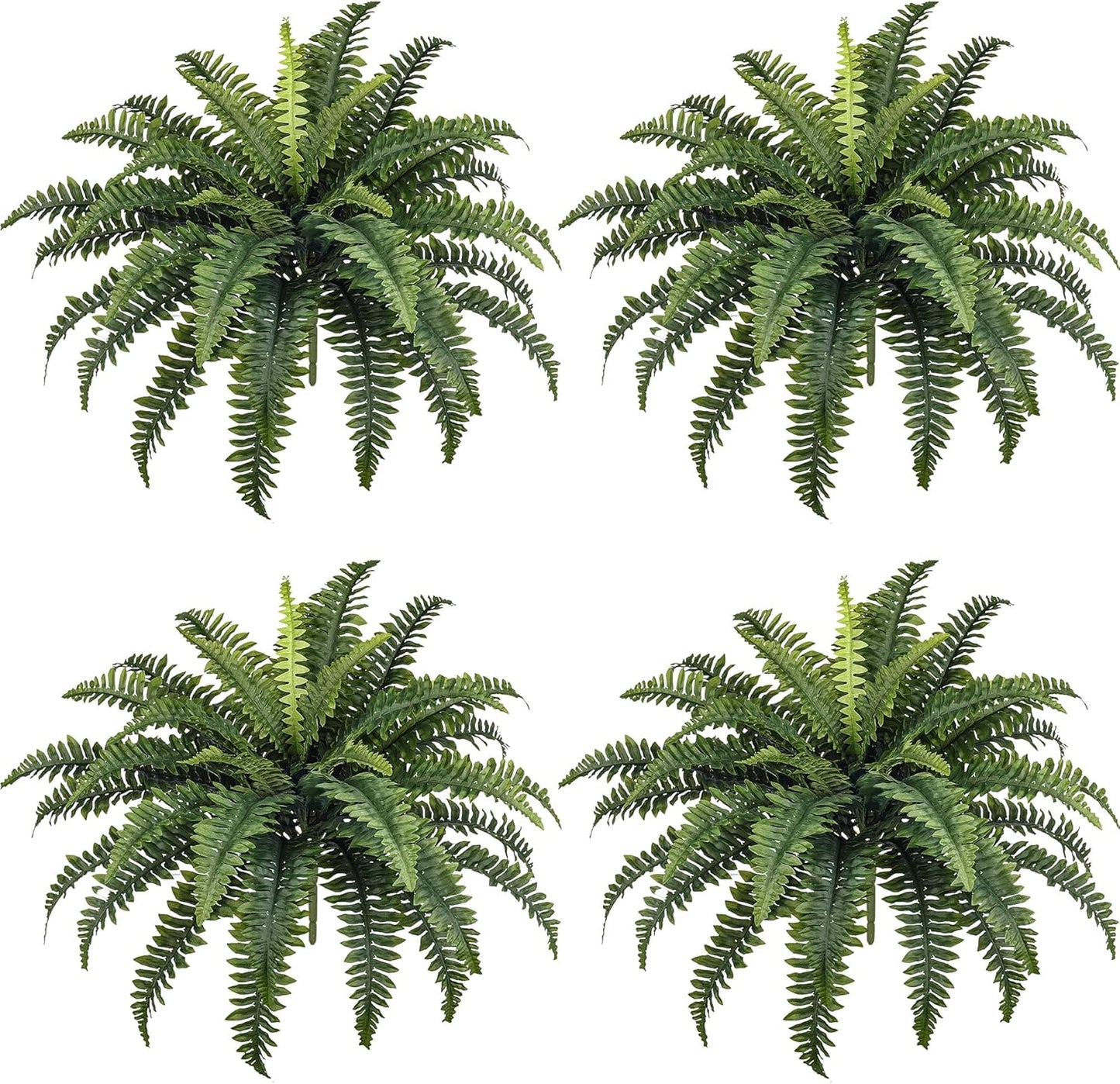 35"Ferns Artificial Bush Plants Large