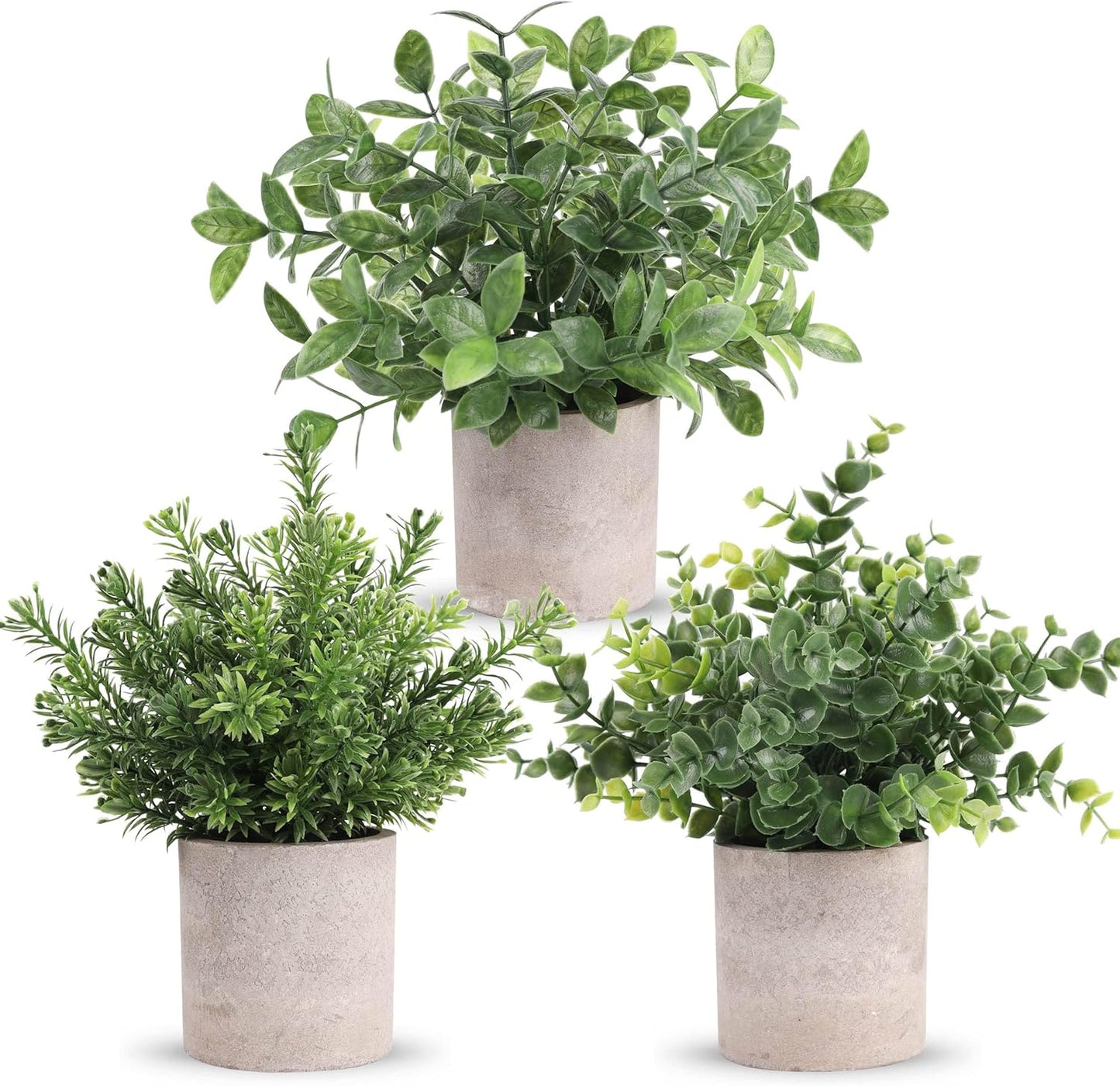 3 Pack Mini Plants Artificial Plants