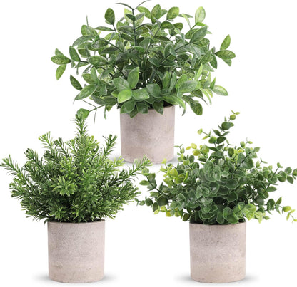 3 Pack Mini Plants Artificial Plants