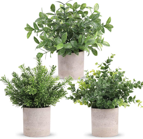 3 Pack Mini Plants Artificial Plants