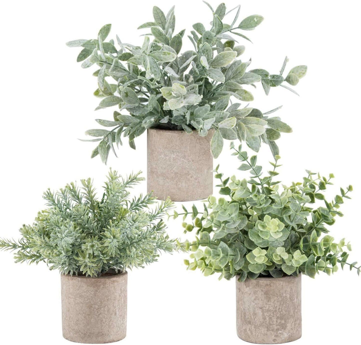3 Pack Mini Plants Artificial Plants